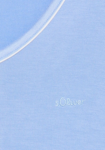 s.Oliver - Camiseta para dormir en azul