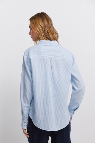 Springfield Bluse i blå