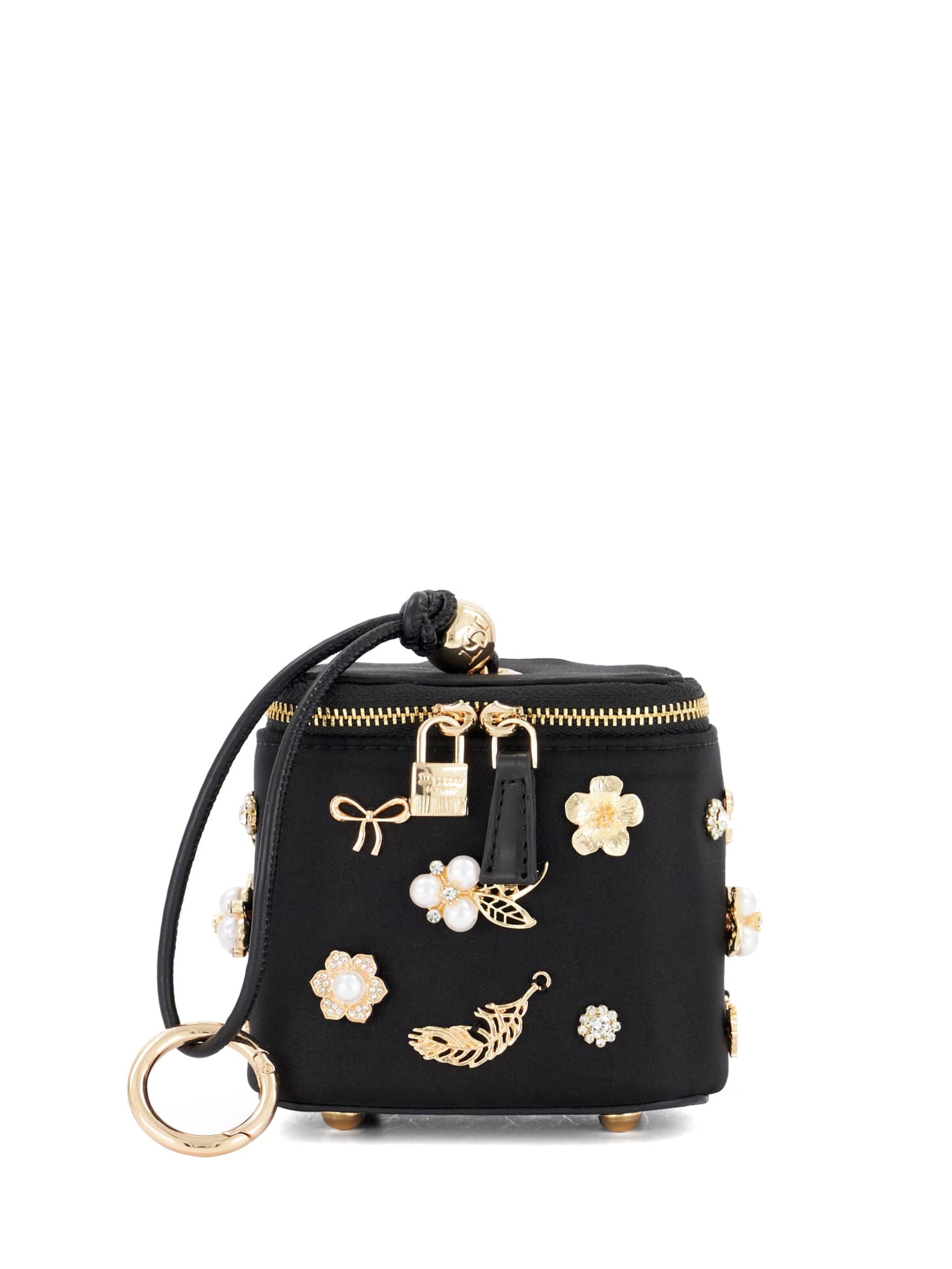 Dune LONDON Clutch 'Surround' in Zwart: voorkant