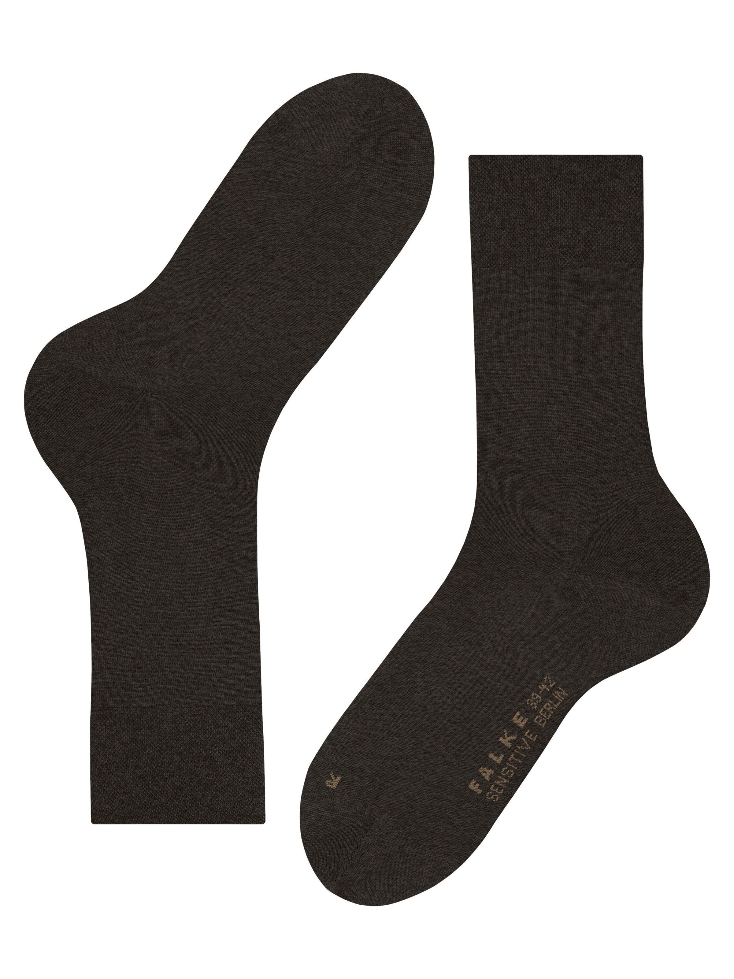 FALKE Socken 'Sensitive Berlin'‌‌‌‌‌‌‌‌‌‌ in Braun