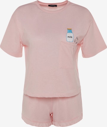 Shorty Trendyol en rose : devant