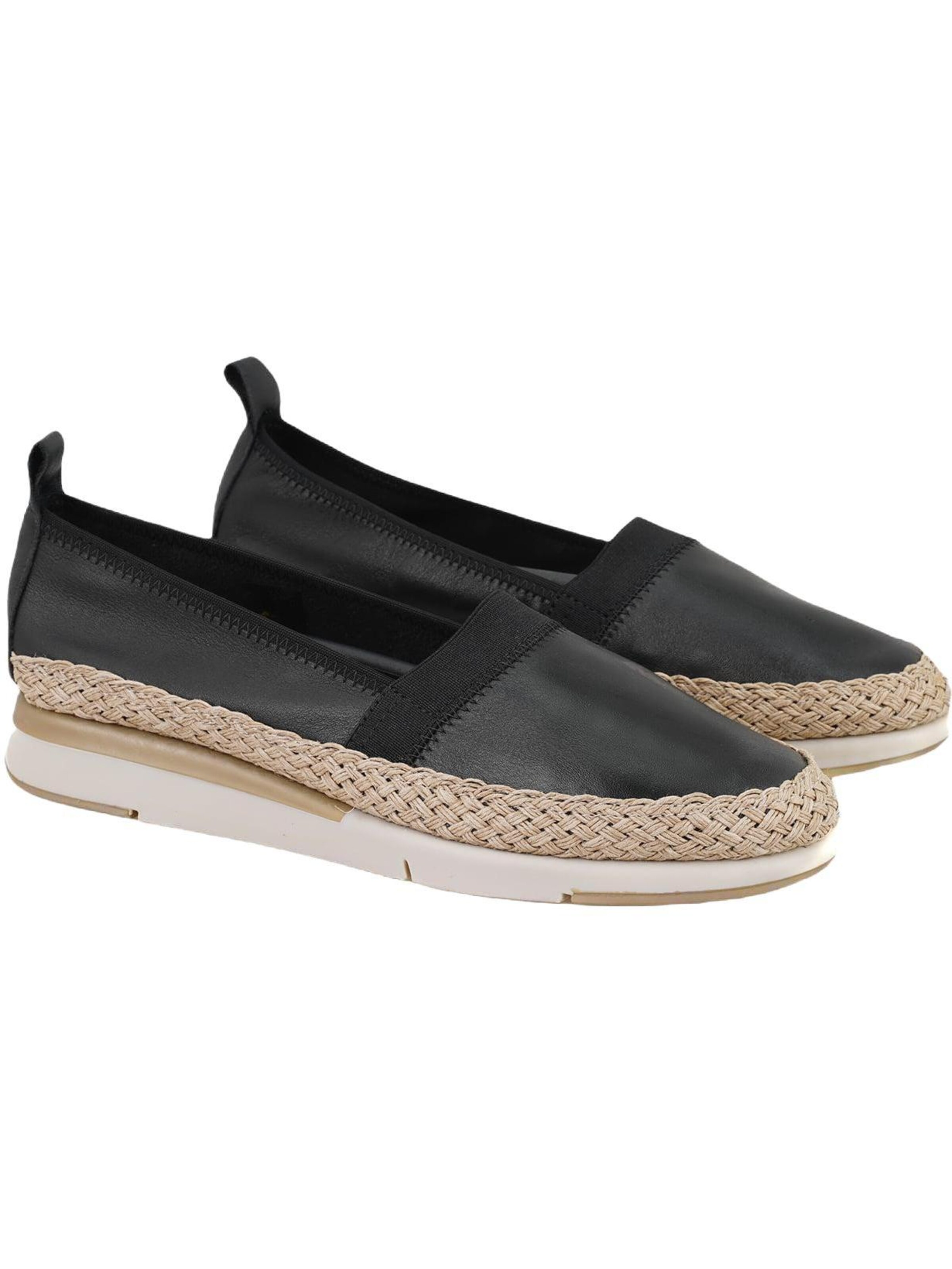 Desa Slipper 'Slip-Ons'‌‌‌‌‌ in Schwarz: Vorderseite