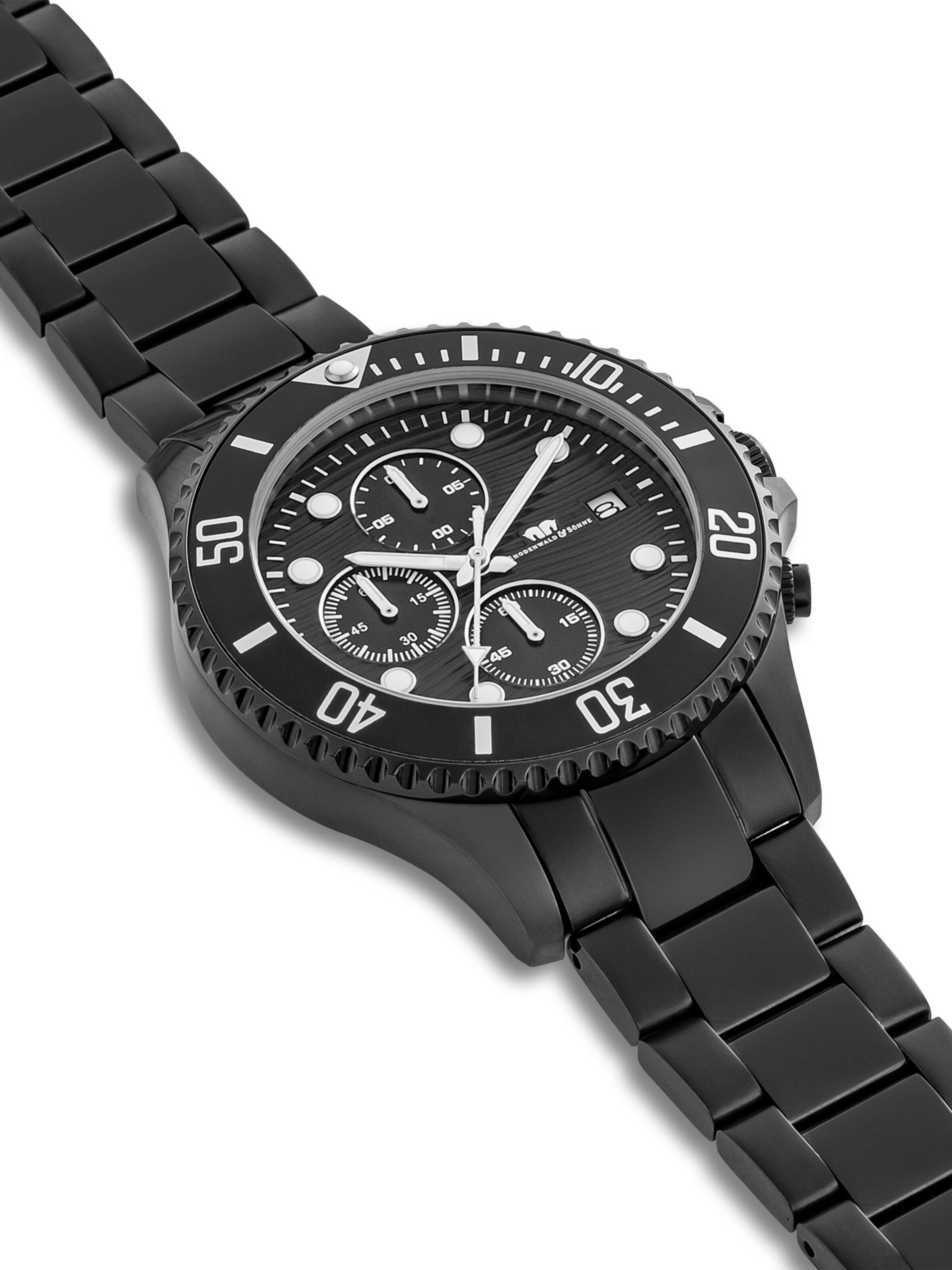 Montre à affichage analogique Rhodenwald & Söhne en noir