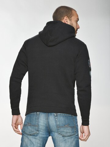 TOP GUN Sweatshirt in Zwart