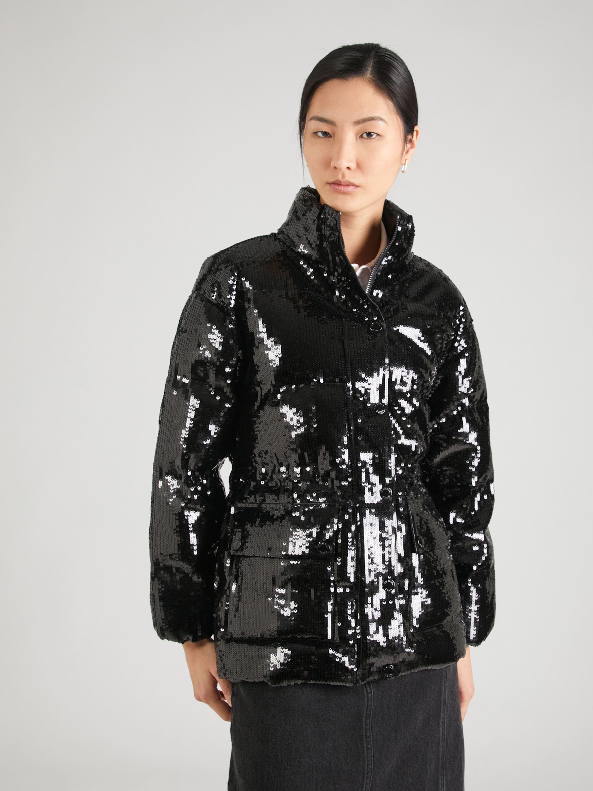 Michael kors black winter jacket new arrivals