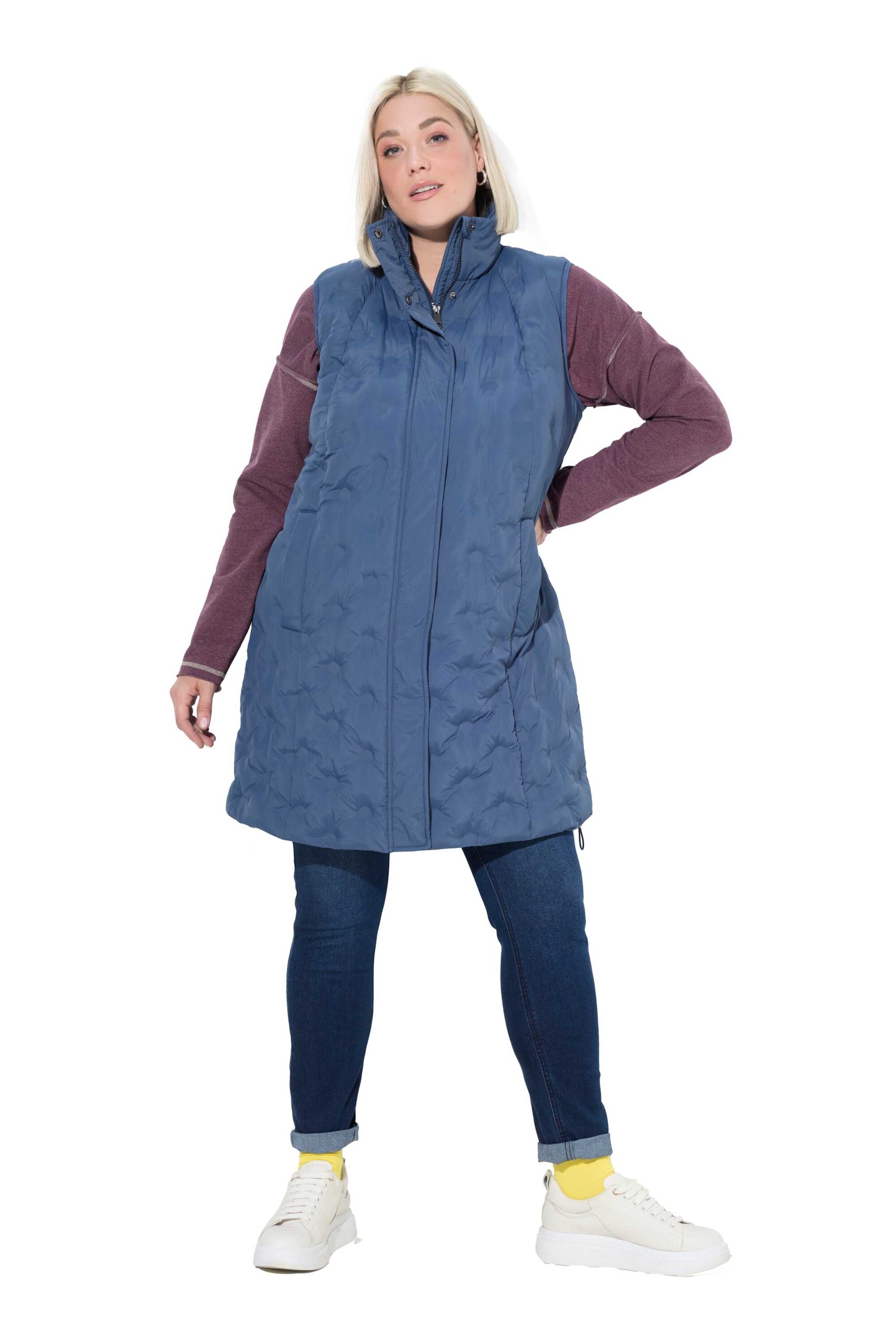 Ulla Popken Vest in Blue