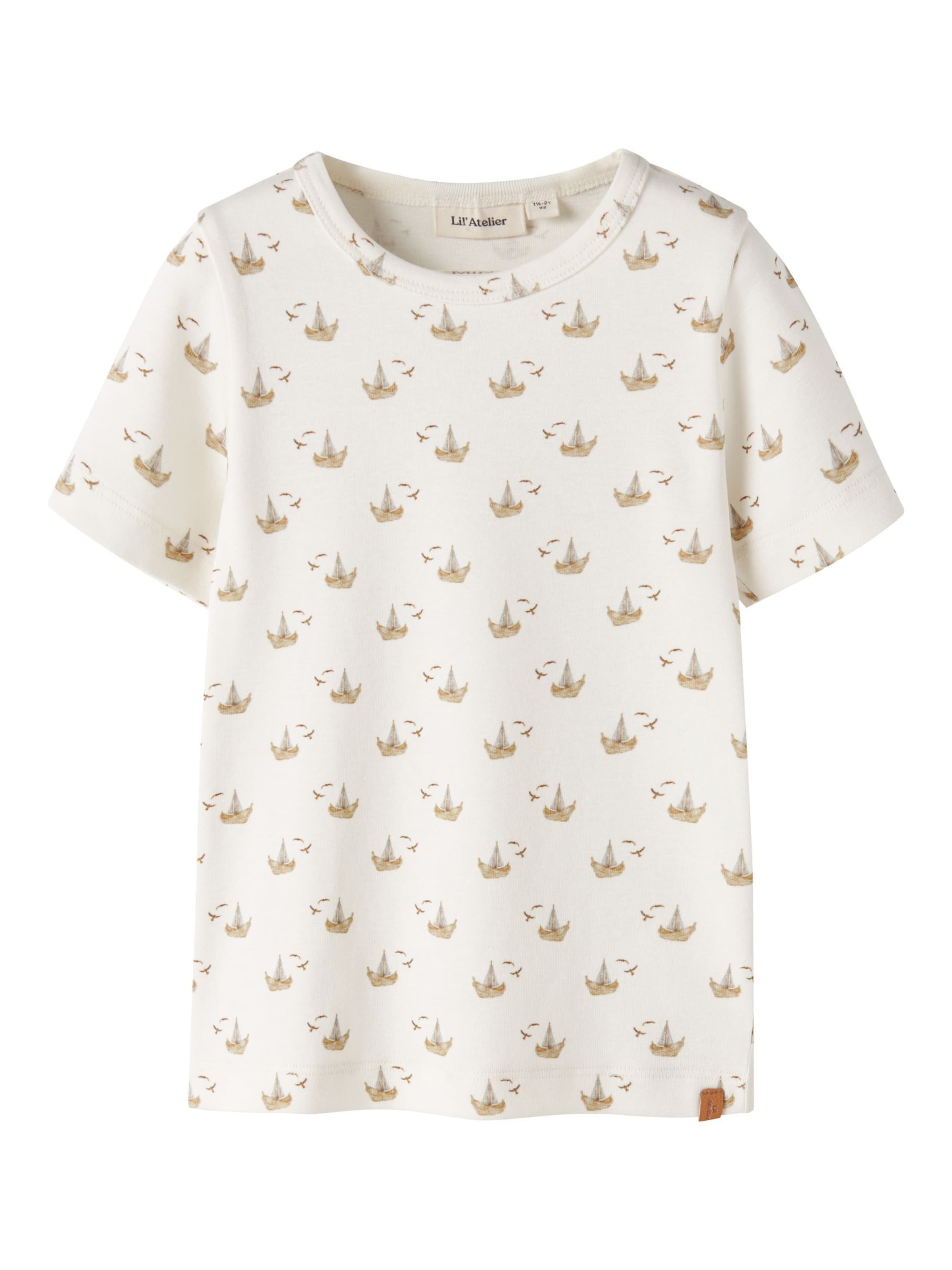 Lil'Atelier T-Shirt en 92 en blanc, Vue avec produit