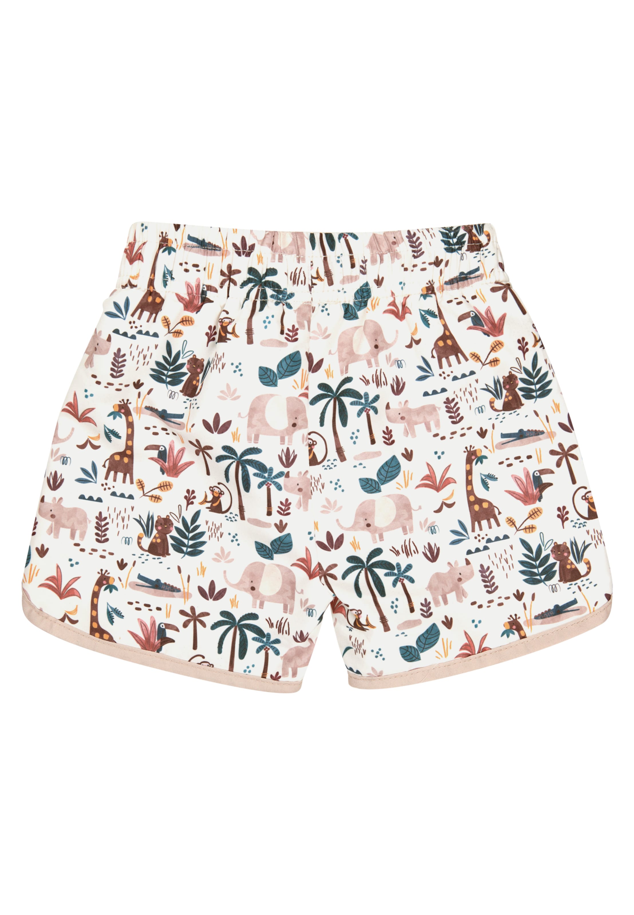 STERNTALER Board Shorts 'Safari' in White