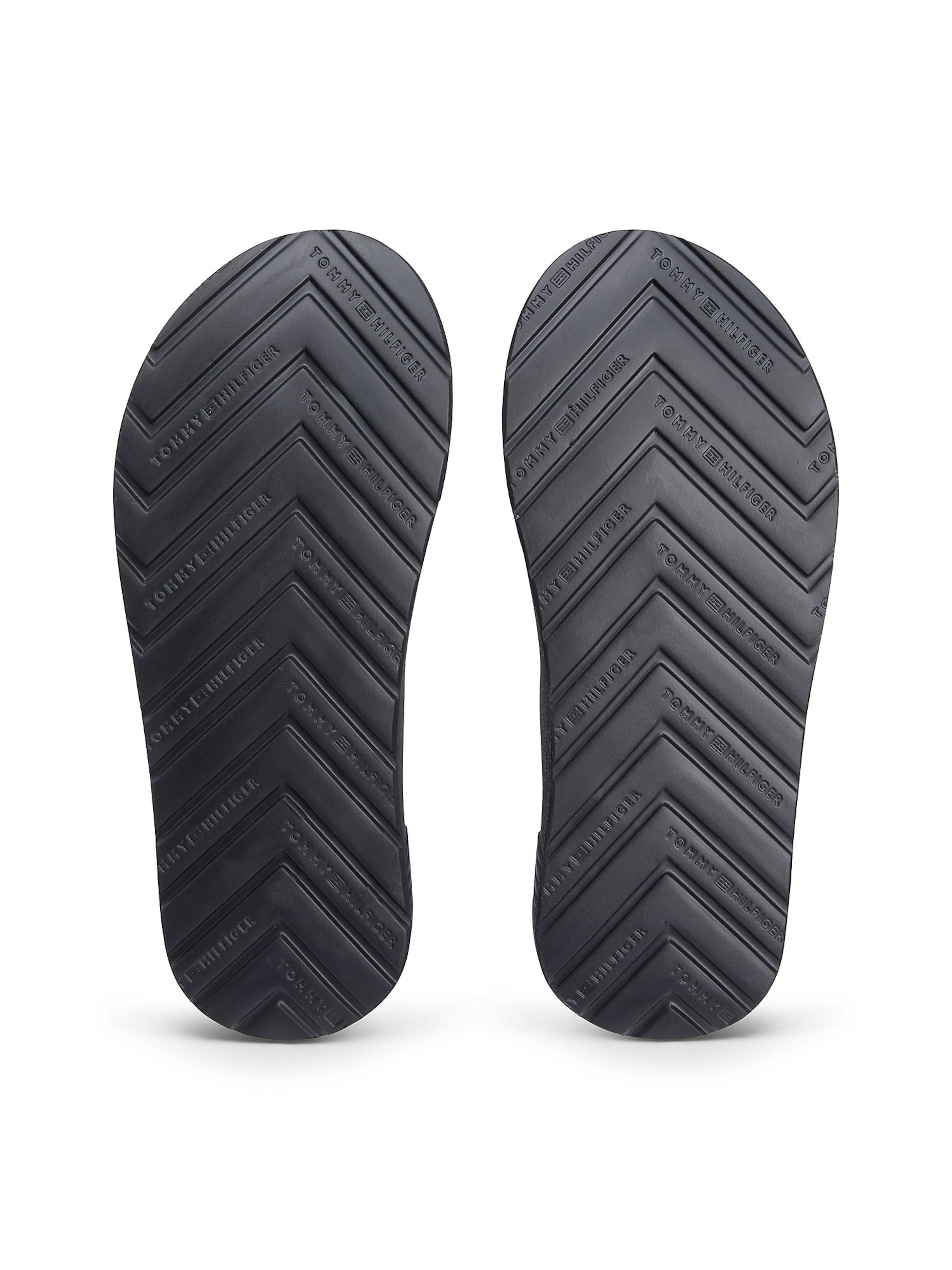 TOMMY HILFIGER Teenslippers in Zwart