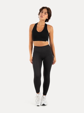 Smilodox Skinny Leggings ' Basic ' in Schwarz