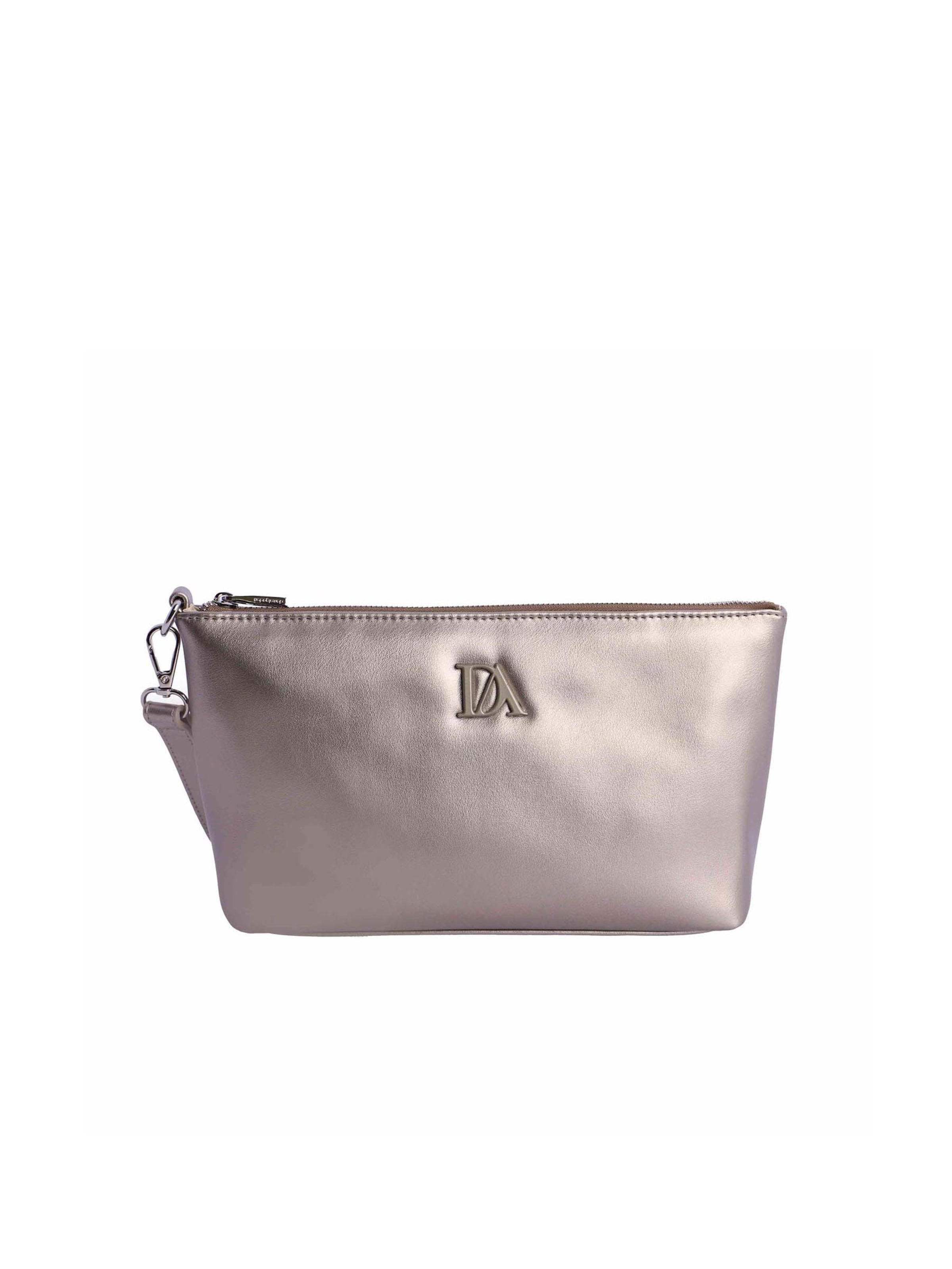 Don Algodon - Bolso de mano 'Bolso de mano para mujer DON ALGODON Bianca de piel sintética con cremallera' en plata: frente
