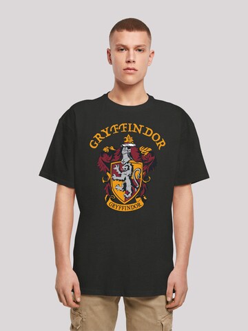 T-Shirt 'Harry Potter Gryffindor Crest' F4NT4STIC en noir : devant