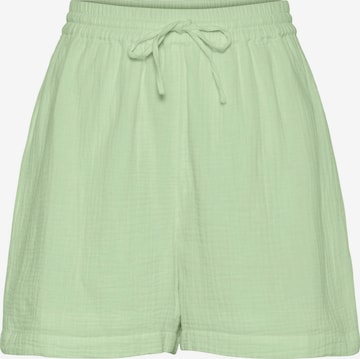 Pantalon PIECES en vert : devant