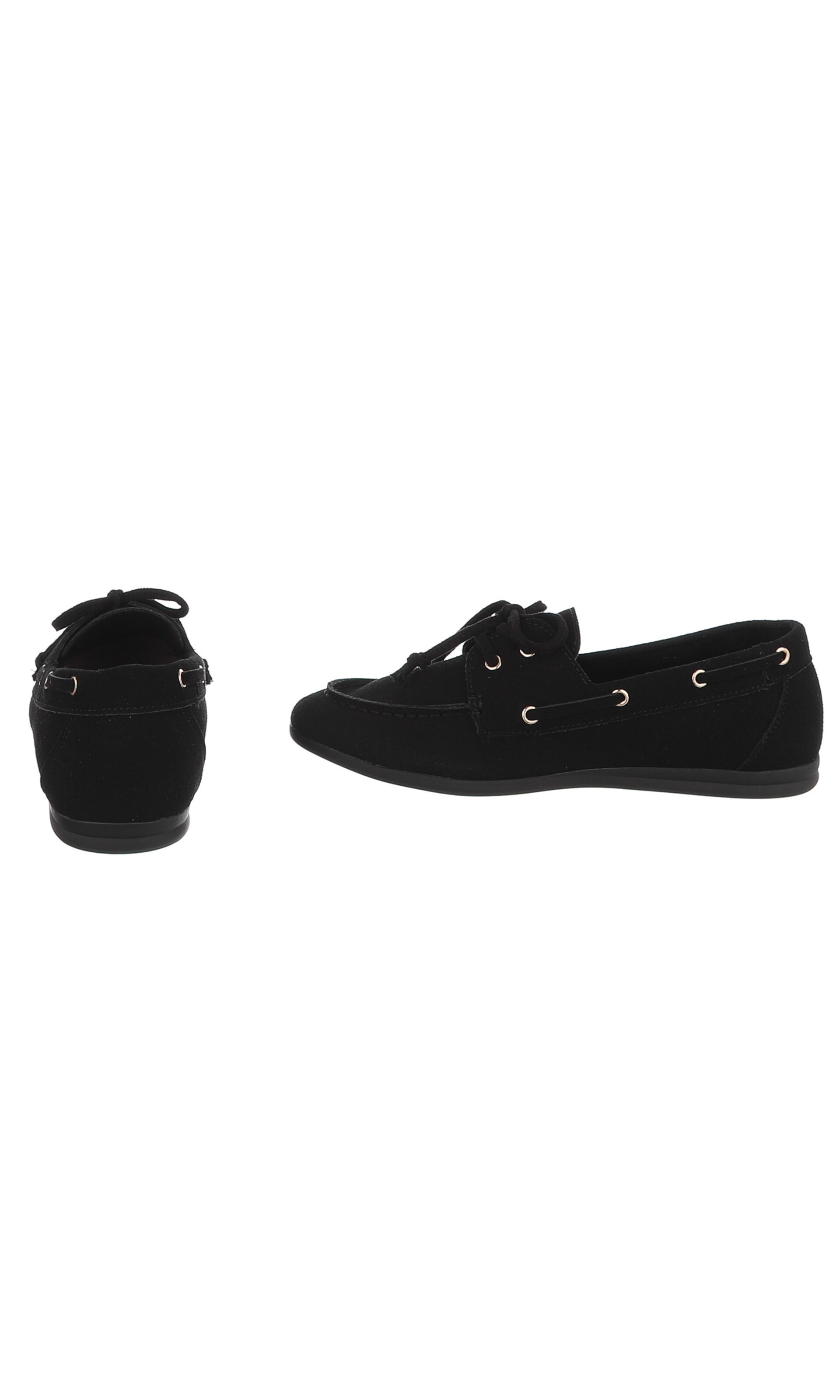 Ital-Design Moccasins in Black
