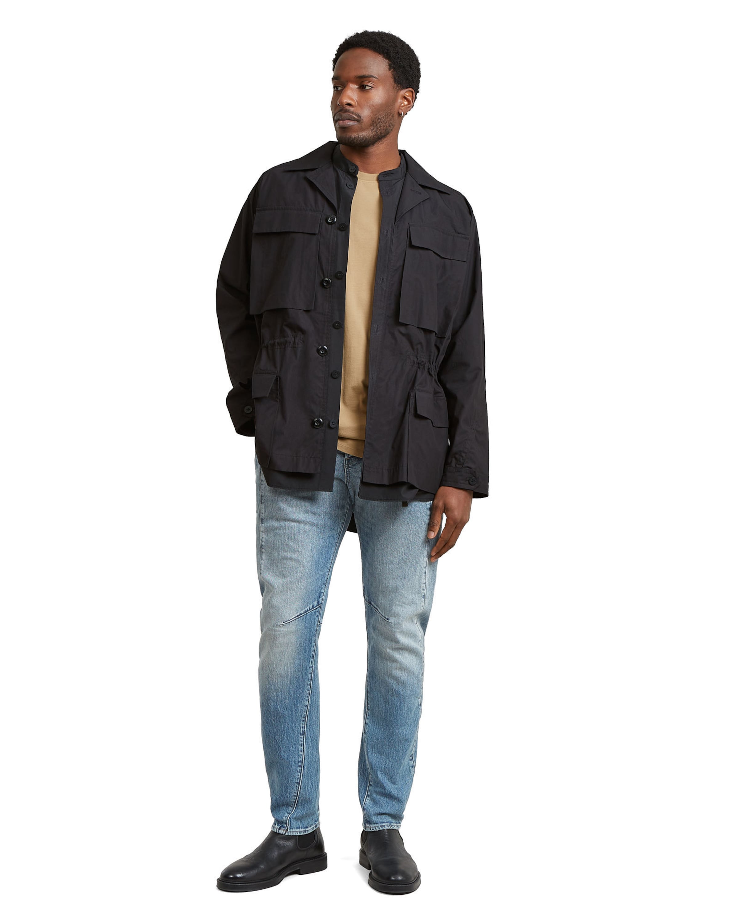 G-STAR Slimfit Jeans-3D 'Contor 3D Slim' in Blau