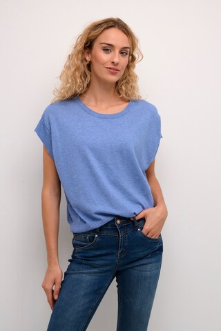 Cream Pullover 'Dela' i blå: forside