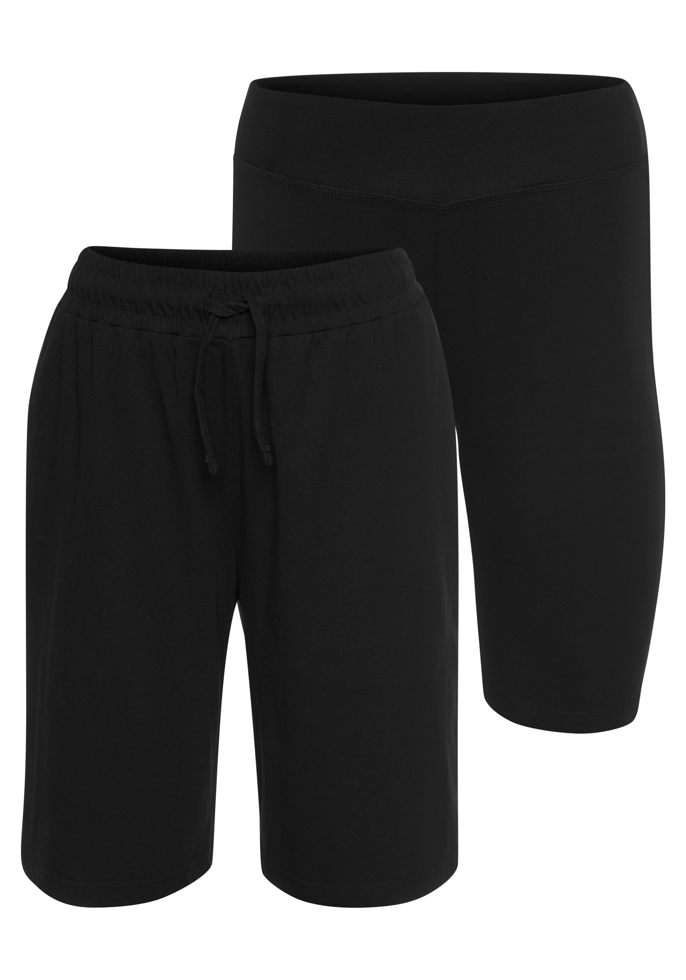 EASTWIND Regular Workout Pants in Black: front