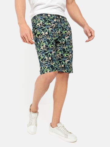 CAMEL ACTIVE Regular Regular Fit Chino Short mit Allover-Print in Mischfarben
