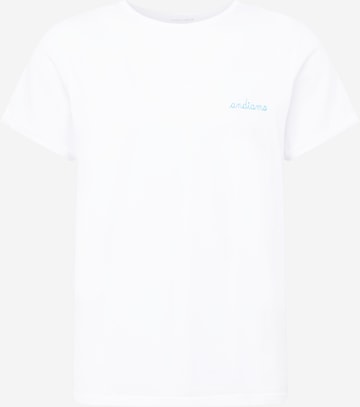 Maison Labiche T-Shirt 'POITOU' - (GOTS) in Weiß: predná strana