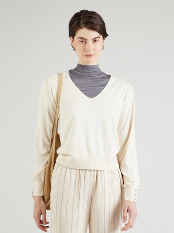 VERO MODA Pullover 'VMHOLLYKARIS' i beige: forside