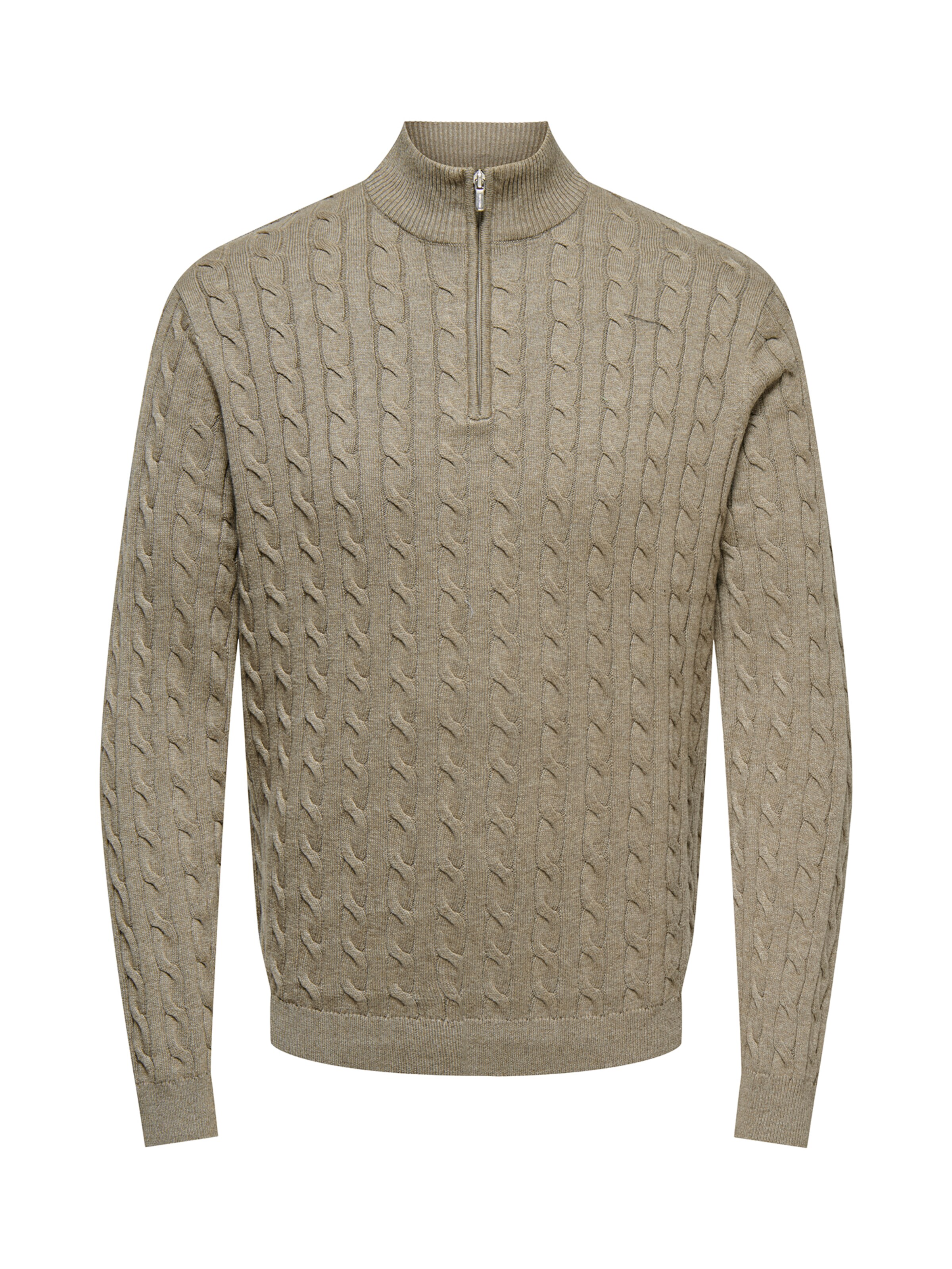 Only & Sons Sweater 'ONSLOUI' in XS in Taupe, Item view