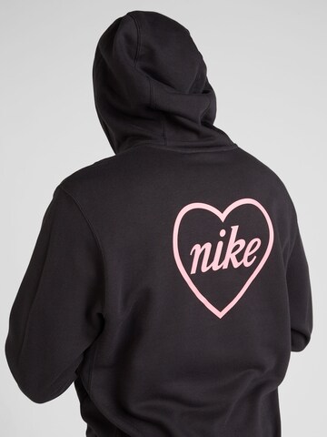 juoda Nike Sportswear Megztinis be užsegimo