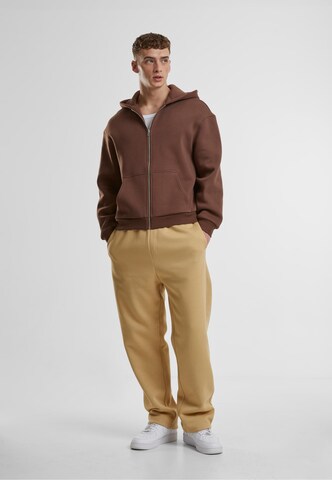 Urban Classics Sweat jacket in Brown