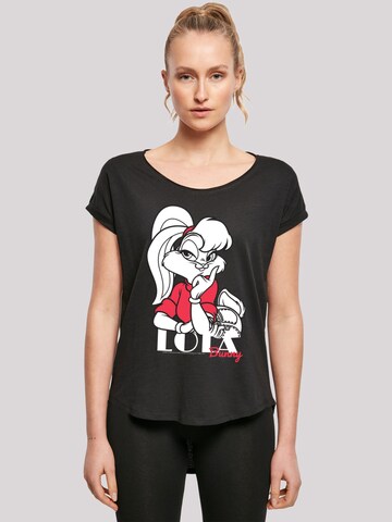 F4NT4STIC T-Shirt 'Looney Tunes Lola Bunny' in Schwarz: predná strana