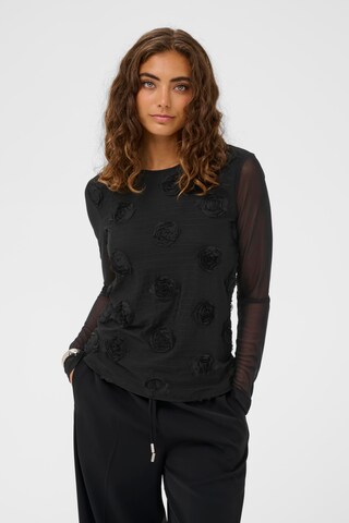 CULTURE Blouse 'CUMascha' in Zwart: voorkant