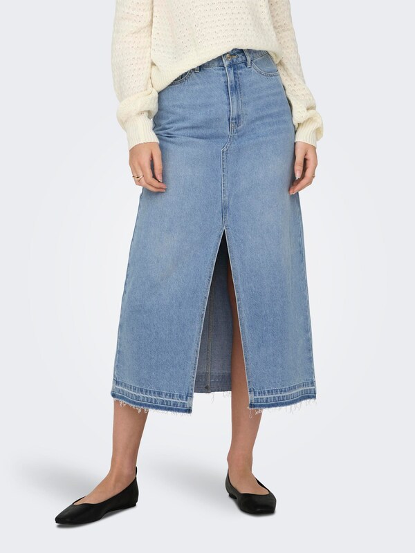 JDY Skirt 'Bella' in Blue Denim
