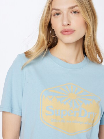 Superdry T-Shirt in Blau