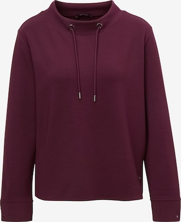 Sweat-shirt monari en rouge : devant