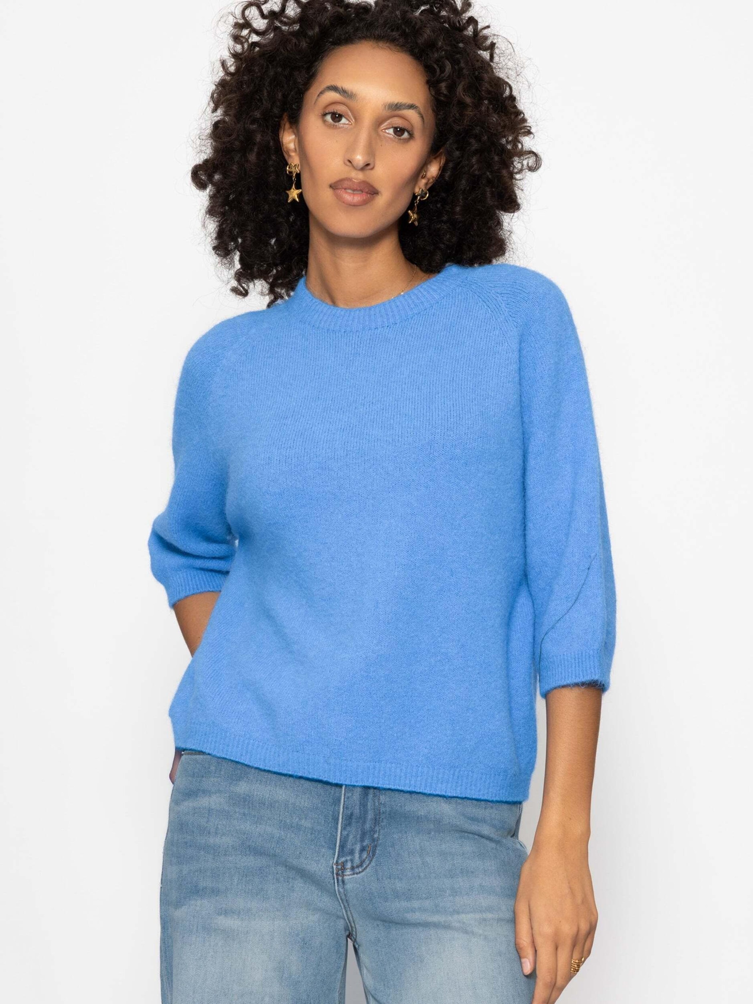 SASSYCLASSY Sweater in Blue: front