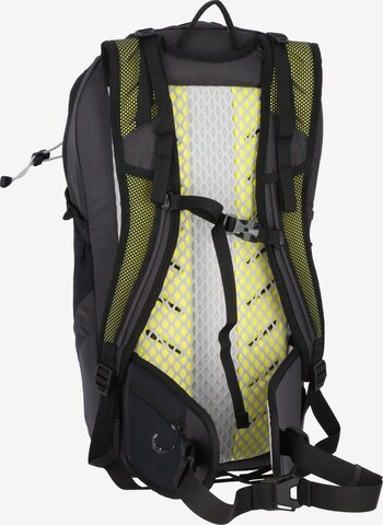 JACK WOLFSKIN Sports Backpack 'Wolftrail 22 Recco' in Grey