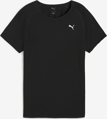 T-shirt fonctionnel PUMA en noir : devant