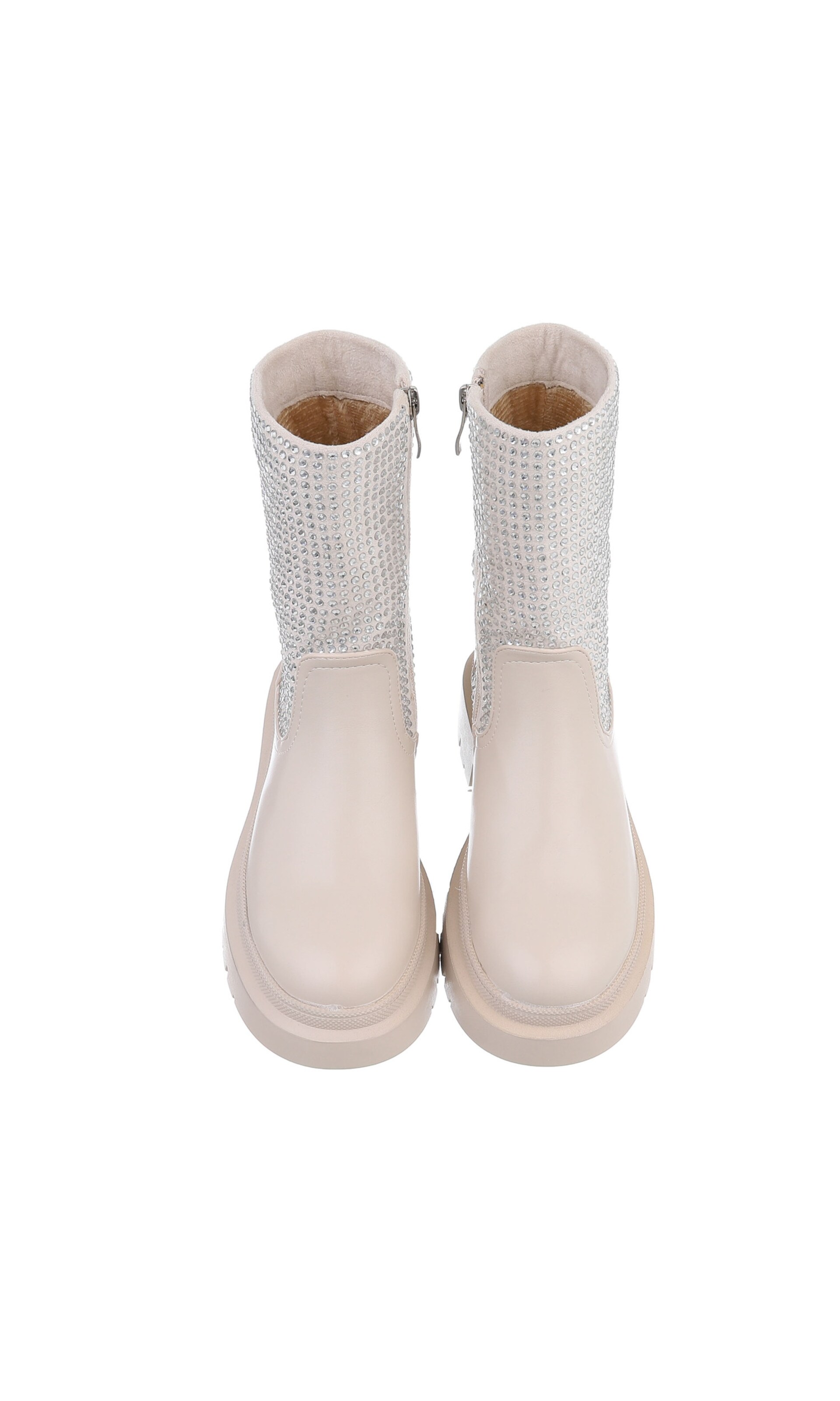 Ital-Design Ankle Boots in Beige