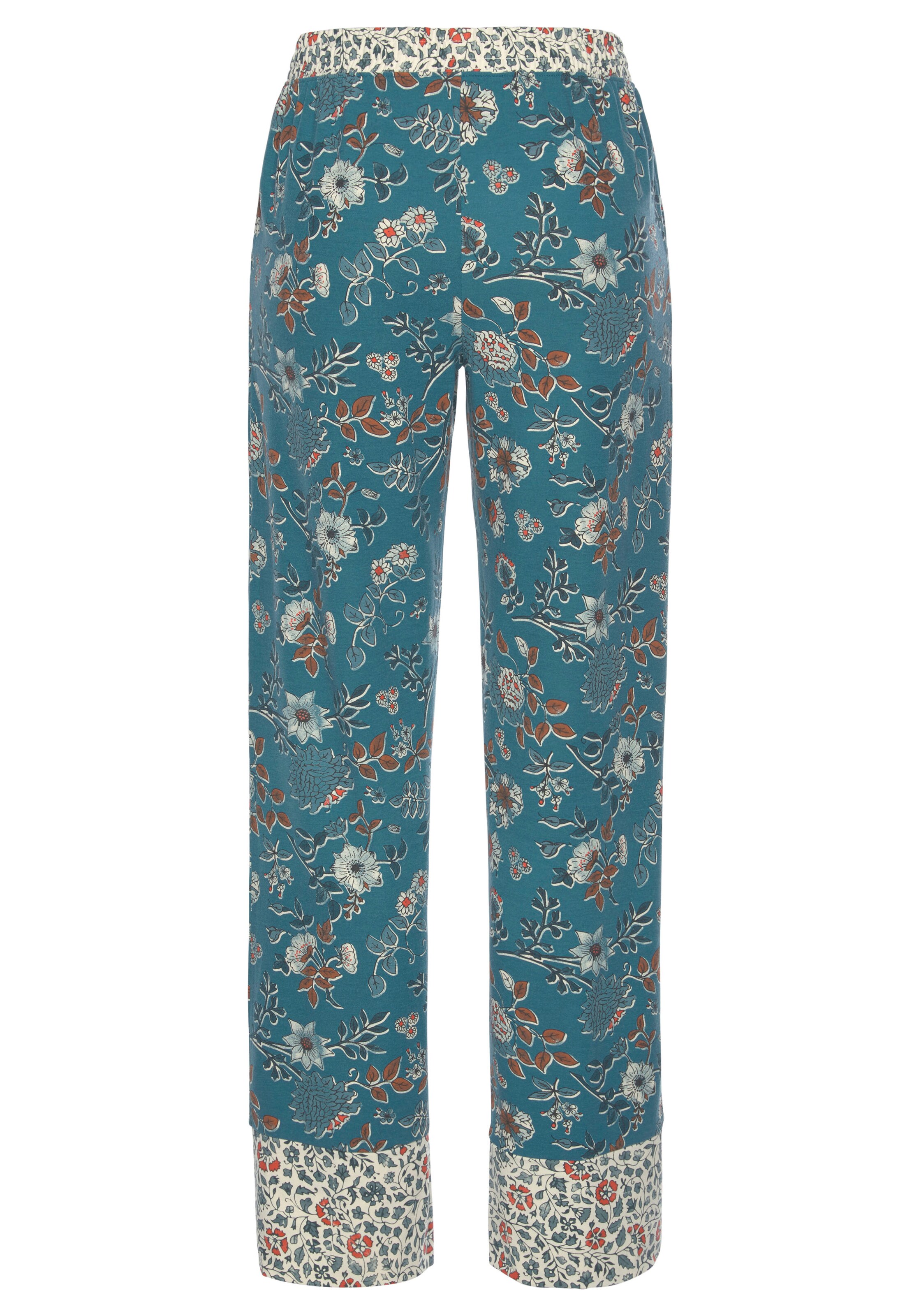LASCANA Pajama Pants in Green