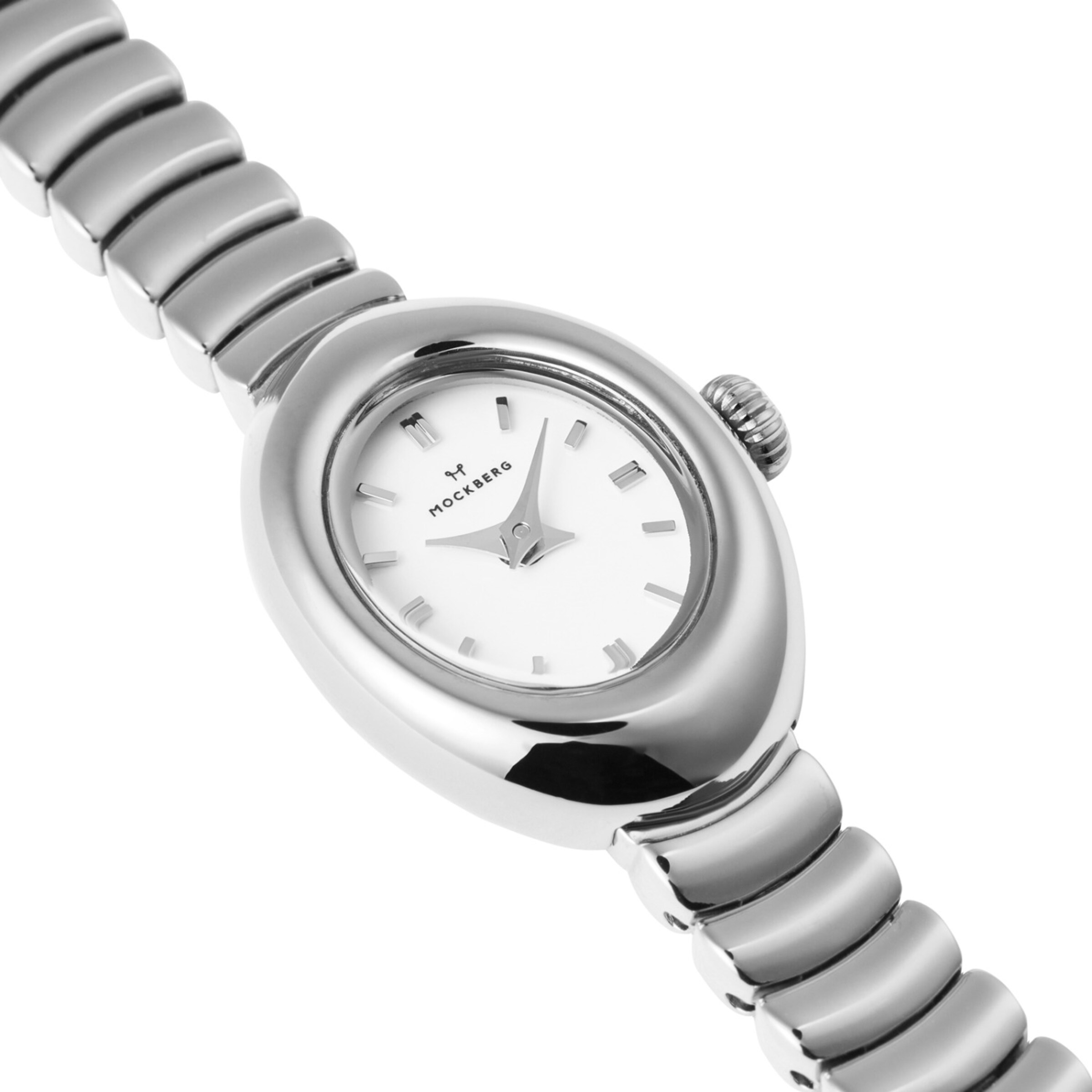 Mockberg Uhr in Silber