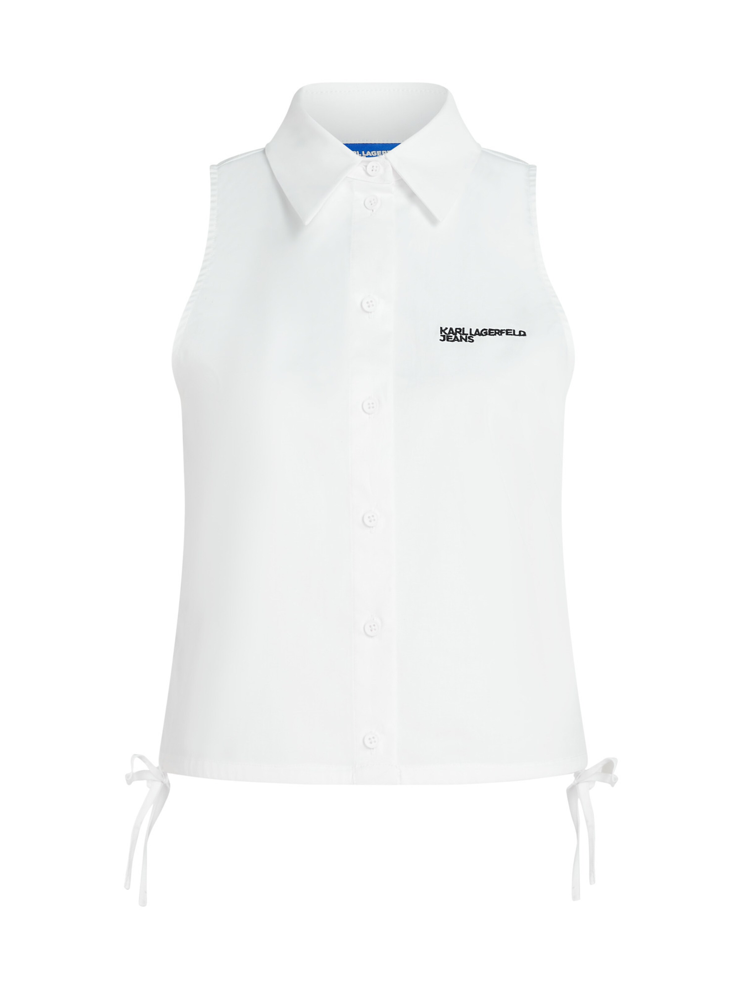 Camicia da donna di KARL LAGERFELD JEANS in bianco: frontale
