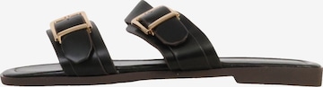 Mule Joia en noir : devant