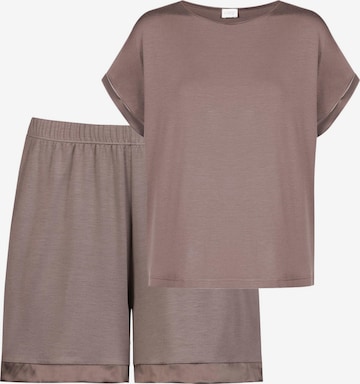 Mey Pajama 'Pure Chic' in Brown: front