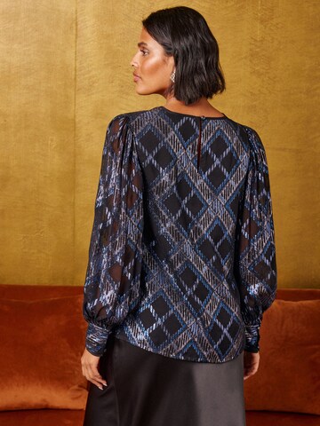 Camicia da donna di love & roses in blu