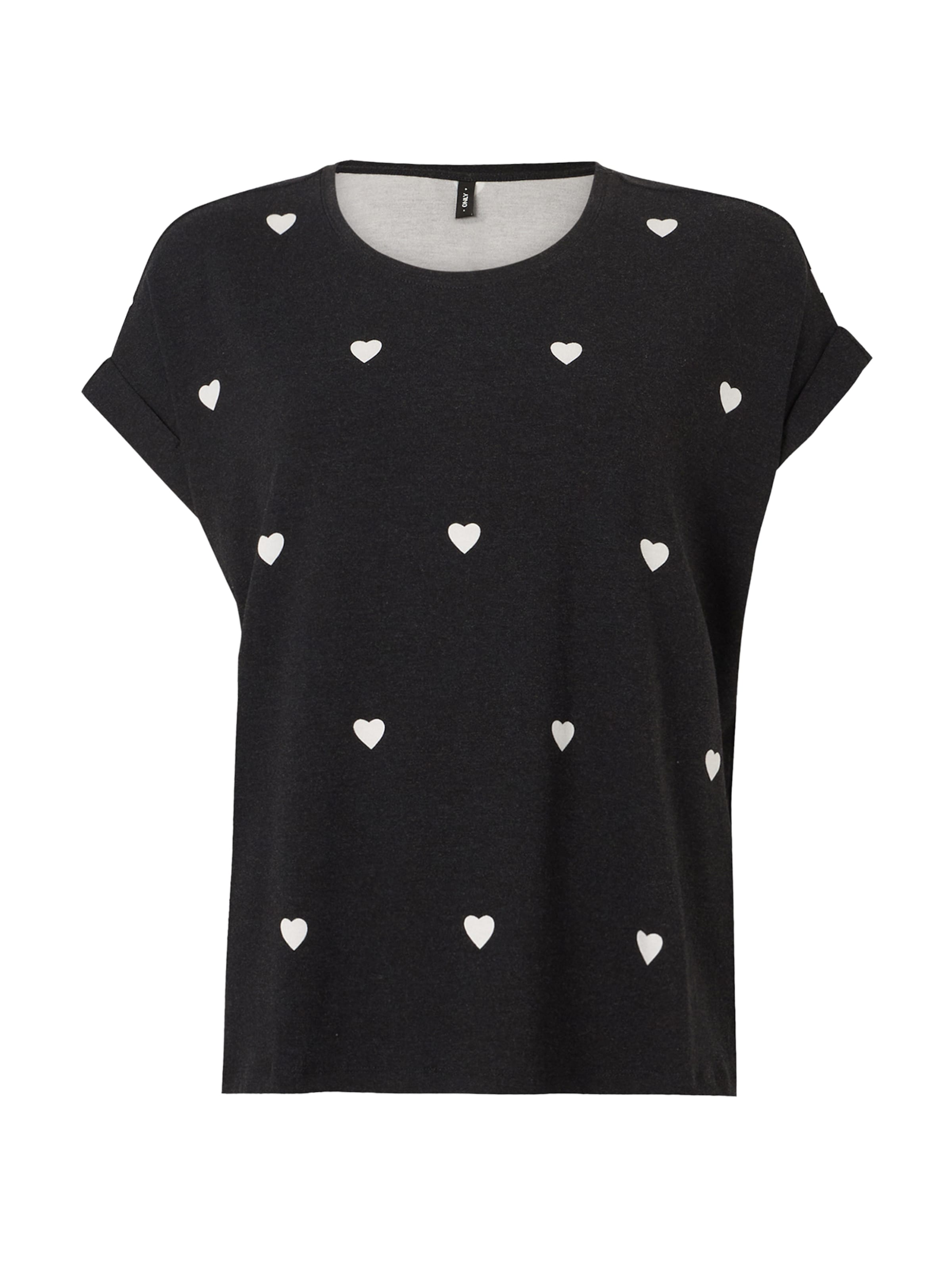 T-shirt 'ONLMOSTER' ONLY en noir : devant