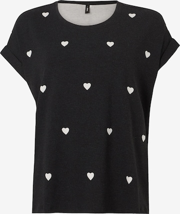 ONLY Póló 'ONLMOSTER' - fekete: elől