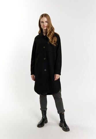 Manteau mi-saison DreiMaster Vintage en noir : devant