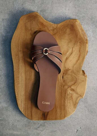 MANGO Mules 'Mariona' in Brown