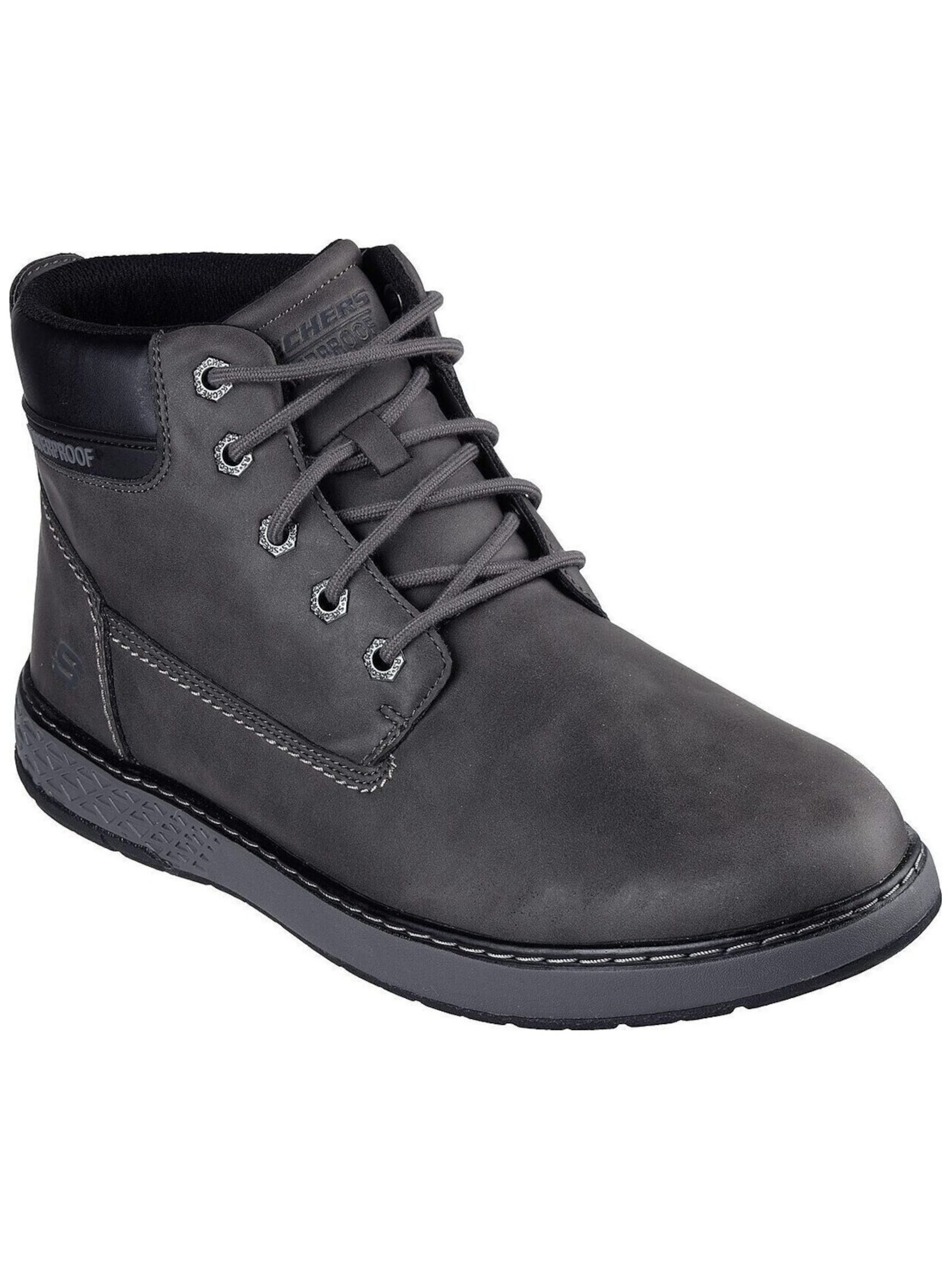 SKECHERS Boots 'Skechers Garlan - Deno'‌‌‌ in Grau: Vorderseite