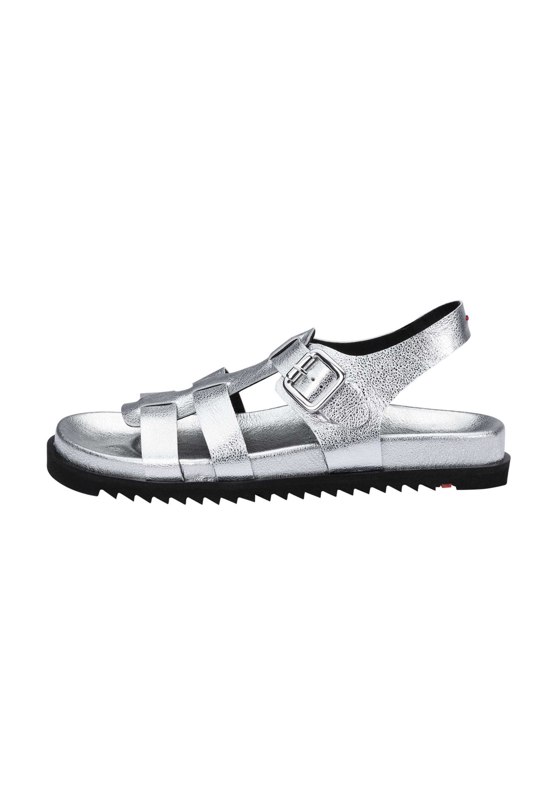 LLOYD Strap sandal in Silver: front