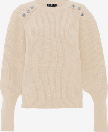 faina Sweater in Beige: front