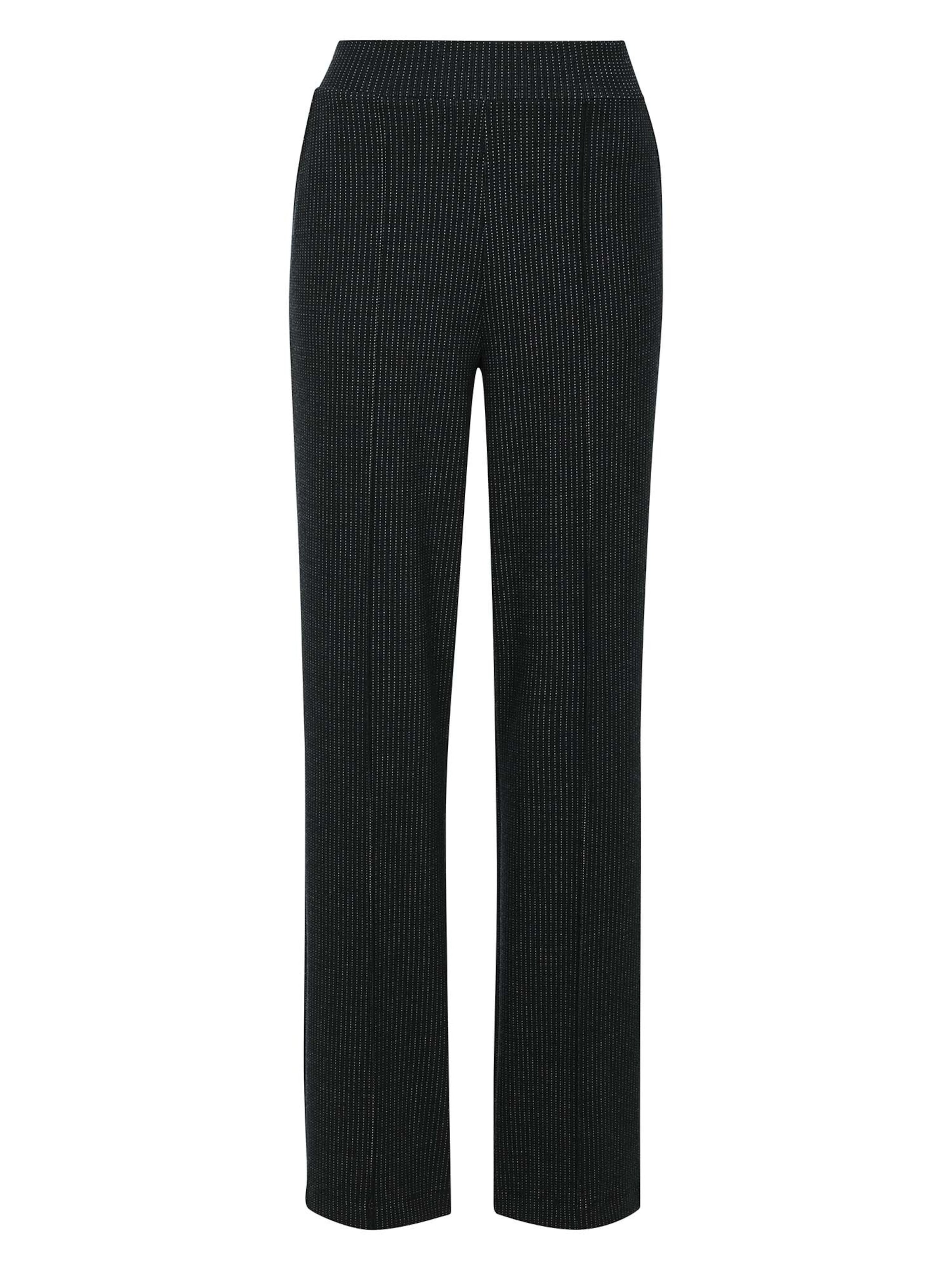 MADELEINE Trousers in Marine blue / White, Item view